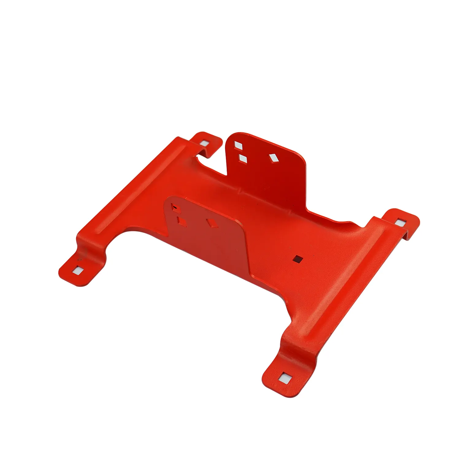 Custom Auto Bracket Stamping Red Stainless Steel Aluminum Power Coating Bracket for Industry Parts made of Brass Carbon Steel