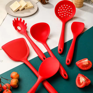 Customizable BPA Free Non-Stick Utensils Set Farmhouse Design Kitchen <b>Accessories</b>-Silicone - Product Image 3