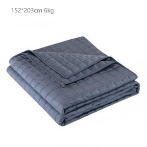 Couverture de gravité en bambou de luxe <span class=keywords><strong>couette</strong></span> lestée respirante douce et profonde 6kg pour un meilleur sommeil - Product Image 1