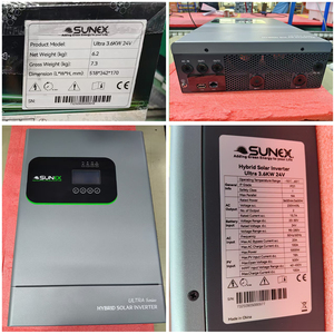 SUNEX Inversor de Onda Sinusoidal Pura Híbrido Solar de 3.6kw 3kw con Alta Potencia Fotovoltaica 120A MPPT y Función de Conexión a la Red - Product Image 4