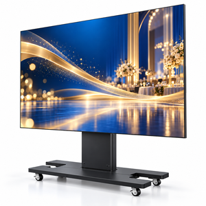 Mur LED pliable sans soudure de 108 pouces P1.25, écran LED motorisé sur roues pour lancement de produits d'entreprise et conférences professionnelles - Product Image 2