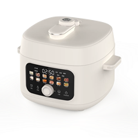 Cuisinière à pression électrique multifonction numérique 800W 3L avec cuve antiadhésive et minuterie programmable pour usage domestique