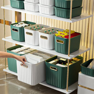 Hộp Xếp Quần Áo Chất Lượng Cao Có Thể Xếp Chồng Hộp Đựng Mỹ Phẩm Bằng Nhựa Gia Dụng Có Nắp - Product Image 4