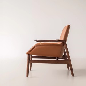 كرسي استرخاء فاخر من الخشب الصلب من فوشان، كرسي مصمم عالي الجودة للمنزل، كرسي فردي للفنادق والنوادي وبيوت الضيافة - Product Image 2