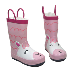 Hot Sale Regens tiefel <span class=keywords><strong>New</strong></span> Design rosa Schuhe Kinder Kinder Mädchen Gummis chuhe - Product Image 5