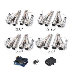 Universale in acciaio inox 304 <span class=keywords><strong>2</strong></span>.25 "/<span class=keywords><strong>2</strong></span>.5" /<span class=keywords><strong>3</strong></span>.0 "scarico elettrico ritaglio E-Cut Out doppia valvola 1 in <span class=keywords><strong>2</strong></span> telecomando Wireless - Product Image 1