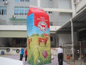 Inflatable Milk Carton for outdoor sale advertising events - Product Image 2
