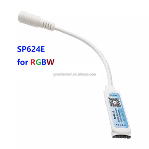 SP624E RGBW LED Strip <span class=keywords><strong>Controller</strong></span> Dimmer <span class=keywords><strong>Mini</strong></span> App <span class=keywords><strong>Controller</strong></span> DC5-24V per RGBW LED Strip Tape barra luminosa stroboscopica - Product Image 1