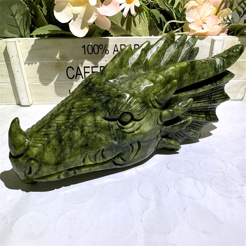 Testa di drago di giada Xiuyan