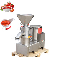 Moulin à farine d'arachide de haute qualité, machine à tahini et houmous, moulin colloïdal pour beurre de noix, maïs, fruits et ingrédients aquatiques