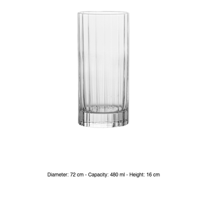 Verre à boisson Bach 48 cl H 16 cm Ø 7,2 cm Luigi Bormioli - Product Image 3