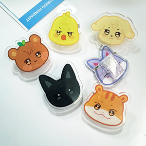 Lot de pinces à papier personnalisées en acrylique double face, motif dessin animé, mascotte d'amour, souvenir promotionnel de haute qualité - Product Image 2