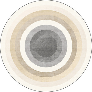 EIFFEL HOME Alfombra Redonda Tejida de Lana Ecológica con Patrón Geométrico Lavable para Sala de Estar y Dormitorio - Product Image 5