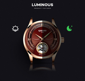Relojes de Pulsera Kinyued Más Vendidos, Envío Directo, Reloj Mecánico de Pulsera Personalizado, Automático, <span class=keywords><strong>Inteligente</strong></span>, de Lujo para Hombre - Product Image 4
