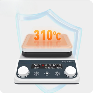 Agitateur magnétique à plaque chauffante numérique HS8PRO avec affichage numérique et température maximale de 310°C - Product Image 2