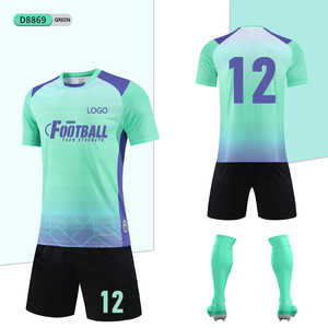 Yüksek performanslı Polyester futbol eğitimi üniforma nefes dayanıklı futbol şort rahat artı boyutu Logo özelleştirme - Product Image 1