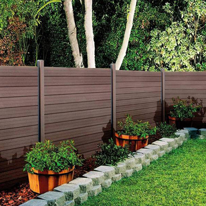 Kompozit çit panelleri PVC ahşap bahçe Yard çit gizlilik açık Wpc ahşap plastik - Product Image 5