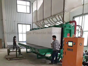 Nouvelle machine <span class=keywords><strong>de</strong></span> fabrication <span class=keywords><strong>de</strong></span> blocs <span class=keywords><strong>de</strong></span> mousse EPS et <span class=keywords><strong>de</strong></span> panneaux d'<span class=keywords><strong>isolation</strong></span> contrôlée par PLC <span class=keywords><strong>de</strong></span> haute précision pour panneaux sandwich, automatique et économe en énergie - Product Image 4