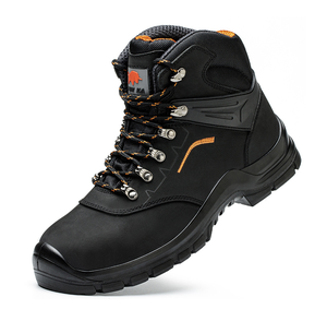 DFS104 <b>Black</b> Brown Customized Stock Wholesales Safety Shoes Ankle <b>Boots</b> - Product Image 6