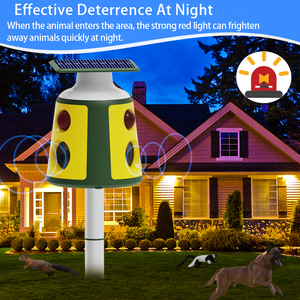 Pengusir Hama Ultrasonik Tenaga Surya SAIJZEK untuk Luar Ruangan, Pengusir Ular, Tikus, Tikus, Kelelawar, dan Kucing - Product Image 3