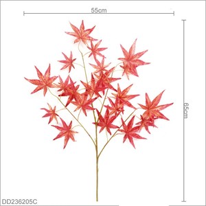 Feuilles artificielles grandes pour l'automne, décoration de jardin, faible MOQ, presque naturelles, petites feuilles d'arbres artificiels <span class=keywords><strong>en</strong></span> <span class=keywords><strong>pot</strong></span> - Product Image 3