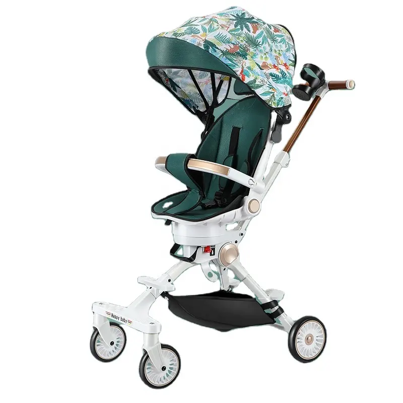 Baby Tricycle 360 degree reversible seat Baby Push Trike Kids Trike with Sun Canopy