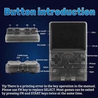 Console de jeu portable rétro R40S Pro 256 Go, écran IPS HD de 3,5 pouces, grande capacité de batterie, double joystick 3D, lecteur de jeu portable