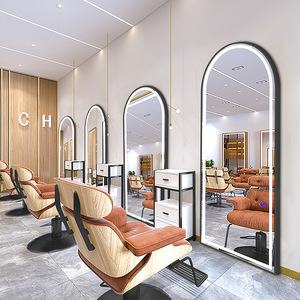 Miroir LED de Maquillage pour Femmes, Équipement de Salon de Coiffure, Station Murale pour Barbier avec Miroir de Salon - Product Image 6