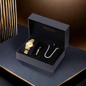 Envío Gratis: Nuevo Set de Reloj de Pulsera de Acero Inoxidable Premium para Mujer, Diseño de Gran Marca, Reloj de Cuarzo de 22mm, Elegante - Product Image 1