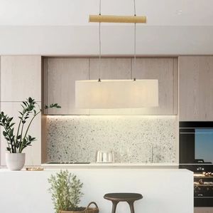 बड़े हल्के लकड़ी के नेतृत्व वाले प्रकाश रेस्तरां के लिए होटल कला डेको पेंडेंट लाइट लिविंग रूम लिविंग रूम के लिए लिविंग रूम - Product Image 1