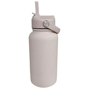 2025 nouveau 650Ml en acier inoxydable bouteille isolée anti-dérapant extérieur Portable bouteille d'eau Simple large bouche sport bouteille d'eau - Product Image 4