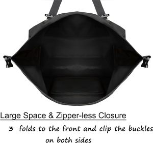 Free sample Custom Logo Large <b>Storage</b> PVC Waterproof Sport Duffle Bag for Unisex Durable Straps Handles for <b>Camping</b> Black Color - Product Image 4