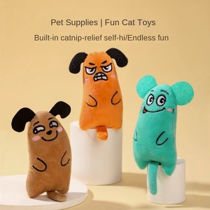Karikatür Kedi Köpek Modelleme Oyuncak Isırmaya Dayanıklı Köpek Yavrusu Peluş Bebek Pamuk Halat Molar Diş Temizleme Interaktif Oyuncak - Product Image 2