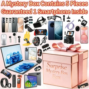 Boîte mystère garantie avec smartphone inclus, 5 produits technologiques aléatoires de grande valeur : téléphone 5G, montre connectée, tablette, ordinateur portable, écouteurs, lunettes connectées, en gros - Product Image 1