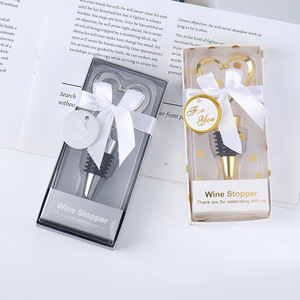 Heart Shaped <b>Wine</b> <b>Stopper</b> Gold And Silver Zinc Alloy Sealing Bottle <b>Stopper</b> For <b>Wine</b> Preservation - Product Image 3
