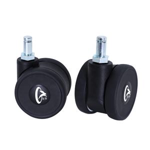 <span class=keywords><strong>Roulettes</strong></span> pivotantes sans trace 50/65 mm, double roue, avec tige d'insertion 11*22, pour meubles, armoires <span class=keywords><strong>TV</strong></span> / consoles multimédias - Product Image 3