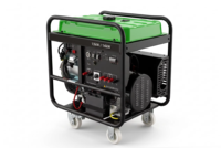 Générateur à essence V-Twin 4 temps 14 kW, double tension 230 V/400 V, puissance égale, groupe électrogène portable avec AVR, démarrage électrique, 50 Hz