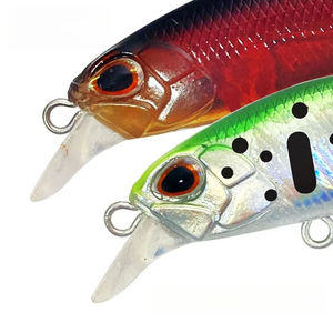 Esca Rigida B Submerged <span class=keywords><strong>Mino</strong></span> 5cm Multicolore in ABS, Esca Bionica Rinforzata con Tre Ami per Pesca in Barca e in Acqua Dolce - Product Image 2