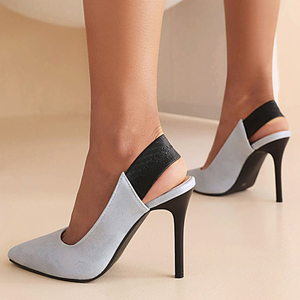 Sandales grande taille 48 pour femme, à talons hauts et fins, avec bride arrière, imprimé floral, escarpins slingback, coupe large, chaussures multicolores - Product Image 5