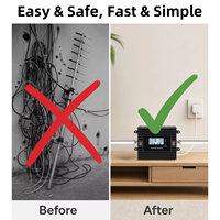 Amplificador de Señal EasyBoost 72dB B28 B1 700 2100MHz, Repetidor con App Tuya, Kit 2G 3G 4G 5G LTE para Sótano, Garaje, Edificio Metálico, Teléfono Celular