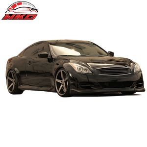 เหมาะสำหรับ Infiniti G37 & Q60 08-14 สไตล์ TS สปอยเลอร์กันชนหน้าแบบไม่ทำสี วัสดุ PU คุณภาพสูง อุปกรณ์ตกแต่งภายนอก - Product Image 2