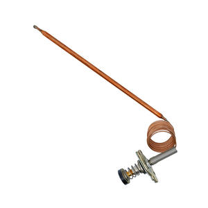 <b>Temperature</b> Sensor <b>Probe</b> 710630 Copper Silver Alloy Aluminum Cap Over <b>Temperature</b> Protection Wire Leads - Product Image 4