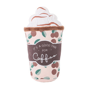 D KING Giocattoli per Cani Ecologici, Robusti e Resistenti, a Forma di Coppa Gelato Sundae e Design Bevanda Caffè Assortito, Morbidi, Sonori e da Masticare, Taglia Piccola - Product Image 4