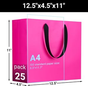 Bolsas de Papel Impresas con Logotipo Personalizado para Tiendas de Calzado, Bolsas de Regalo de Cartón para Pequeñas Empresas - Product Image 2
