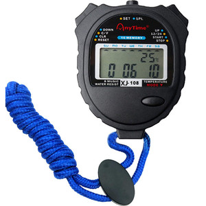 Xinjie Xj108 Electronic Stopwatch With Temperature Display Water Resistant Handheld Timer For Sports Training And Competitions - Product Image 4