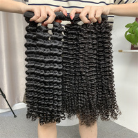 DKL Indian Hair Wholesale Body Wave Natural Remy Hair Extension Machine Double Weft Gratis Ongkir
