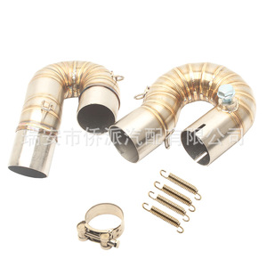 Tuyau d'échappement modifié, section intermédiaire courbée pour Honda CBR500 CB1000R NC700 NC750, diamètre 10 - Product Image 3