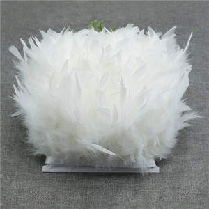 Dentelle en plumes turquoise, tissu à motifs flamboyants, bord teint, pour mariage, bar, danse latine, accessoires de vêtements DIY et poupées - Product Image 6