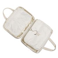QET1116 Nouvelle Trousse de Maquillage Gonflée, Organisateur de Cosmétiques, Trousse de Toilette de Voyage avec Organisateur de Bijoux, Trousse de Voyage Suspendue pour Femmes