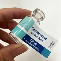 10ml Araştırma Peptidi Şişesi Özel Kalıp Manyetik Sert Kutu Laboratuvar Kullanımı Sabit Konumlu Sert Ambalaj Özel Logo